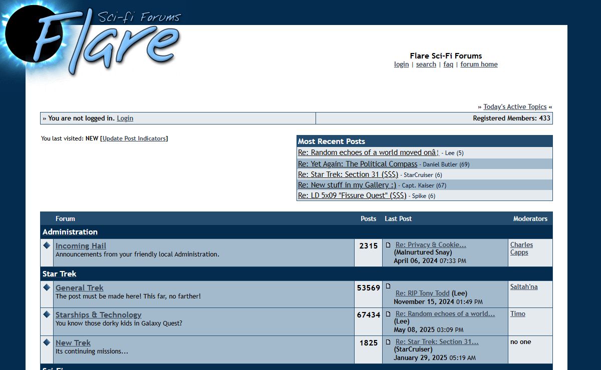 Flare Sci-Fi Forums