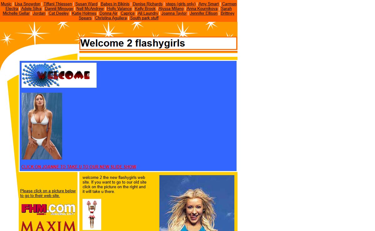Welcome 2 flashygirls