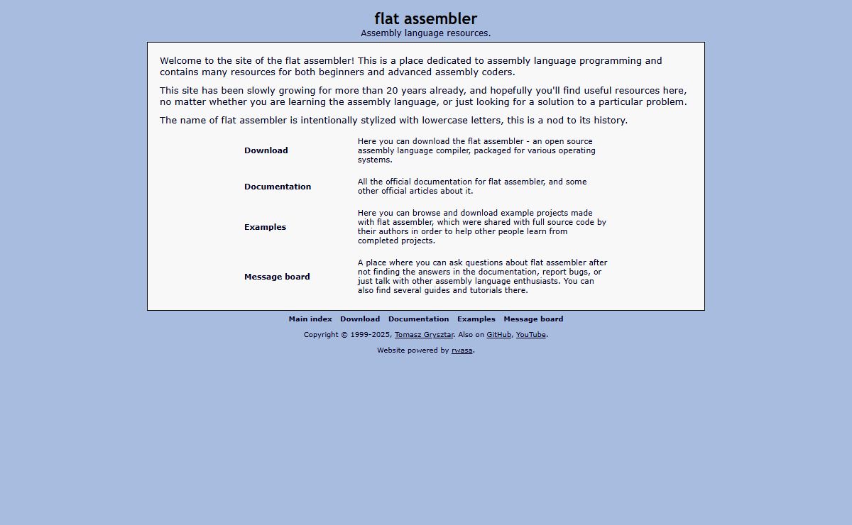 flat assembler