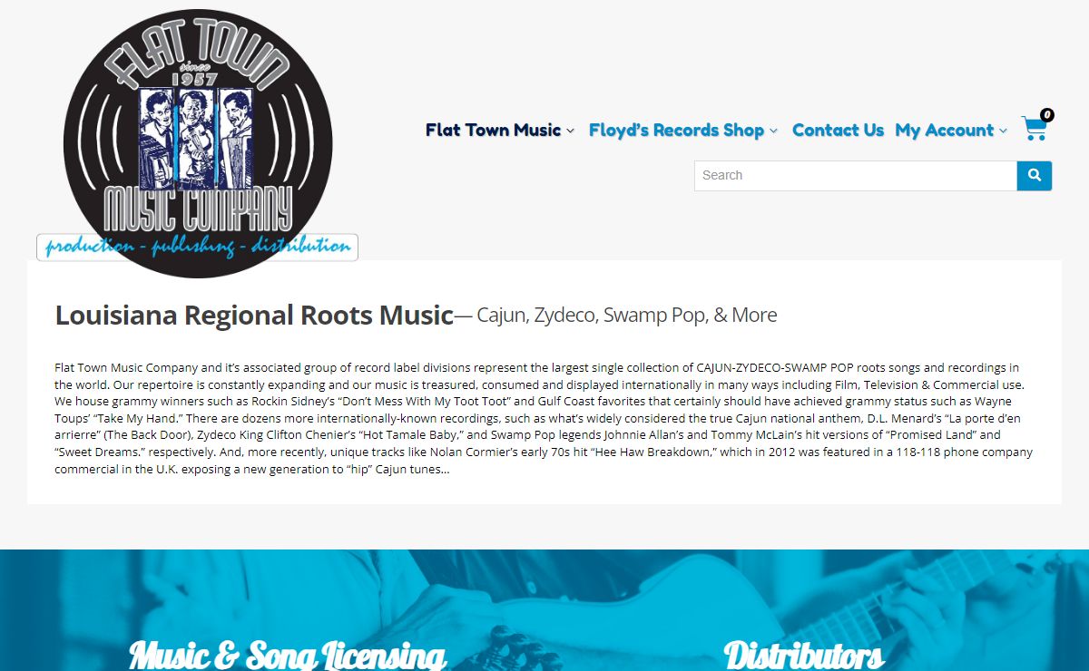 Flat Town Music Company – Louisiana Regional Roots Music