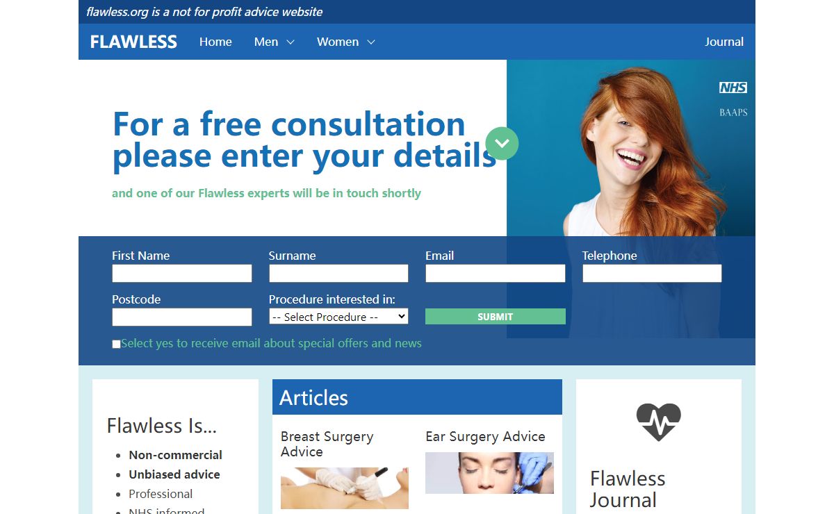 Cosmetic Surgery & Plastic Surgery Specialists | Flawless