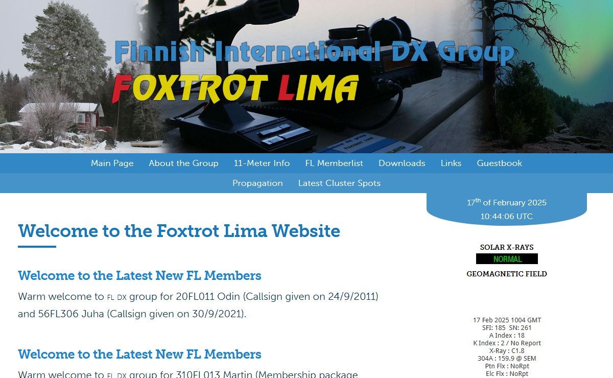 Finnish International DX Group Foxtrot Lima