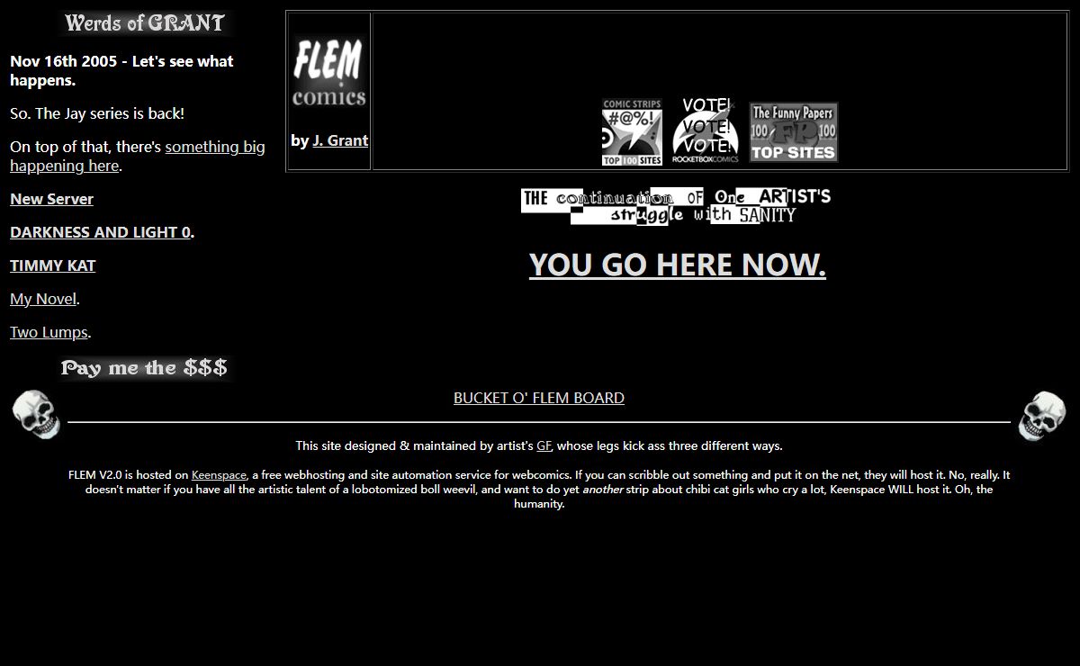FLEM Comics - More fun than a sack of dead kittens.