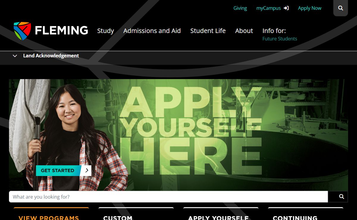 Welcome to Fleming : Fleming College
