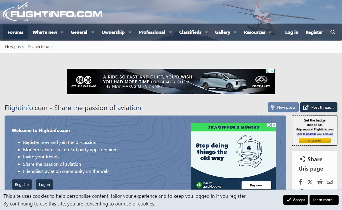 Flightinfo.com - Share the passion of aviation