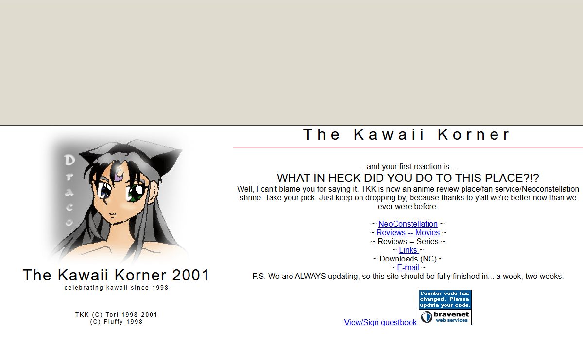 The Kawaii Korner 2001
