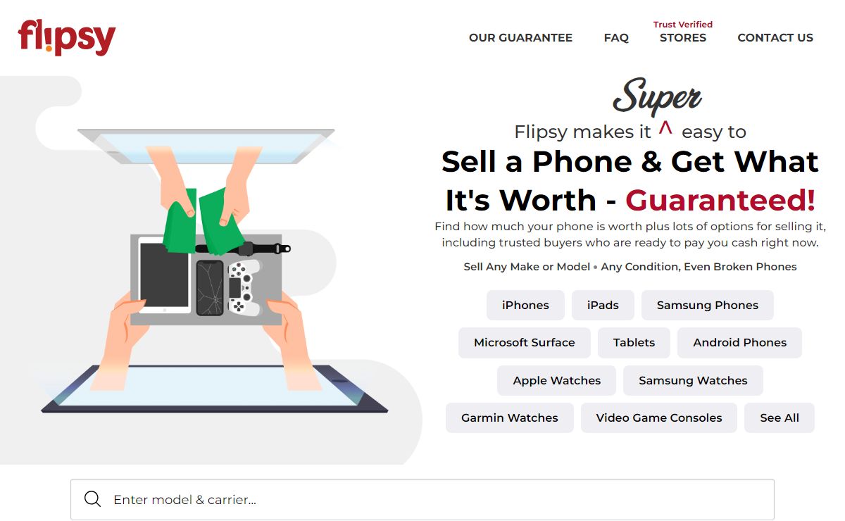 Sell Your Phone: Trusted stores buying phones in all conditions | Flipsy