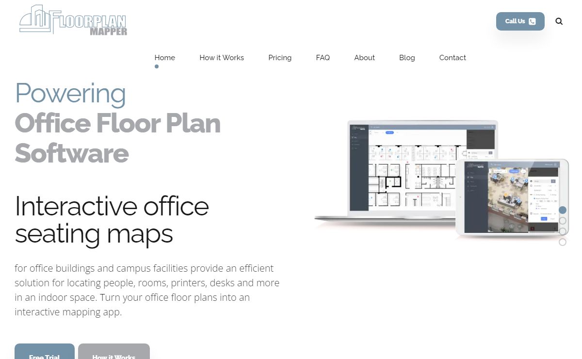 Interactive floor plan software for the Hybrid Workplace