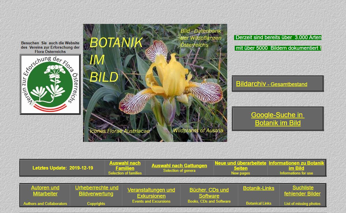 Botanik im Bild / Startseite
