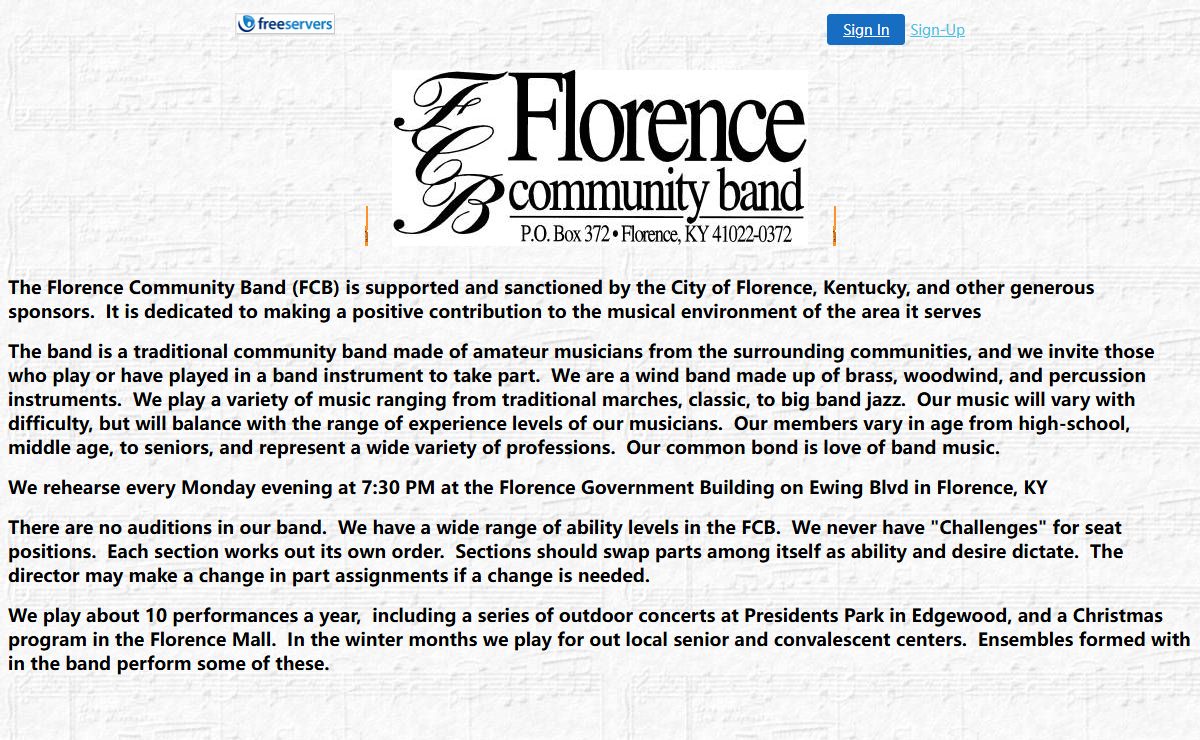 Florence Community Band