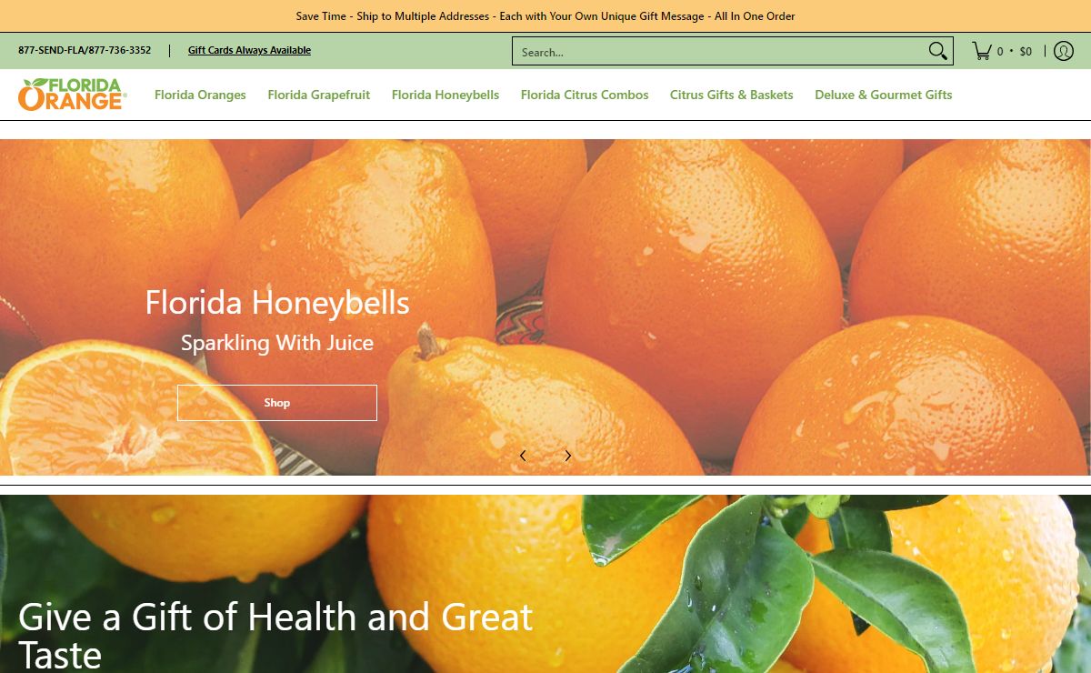 FloridaOrange.com - Florida Oranges, Florida Citrus and Gift Baskets | FloridaOrange®