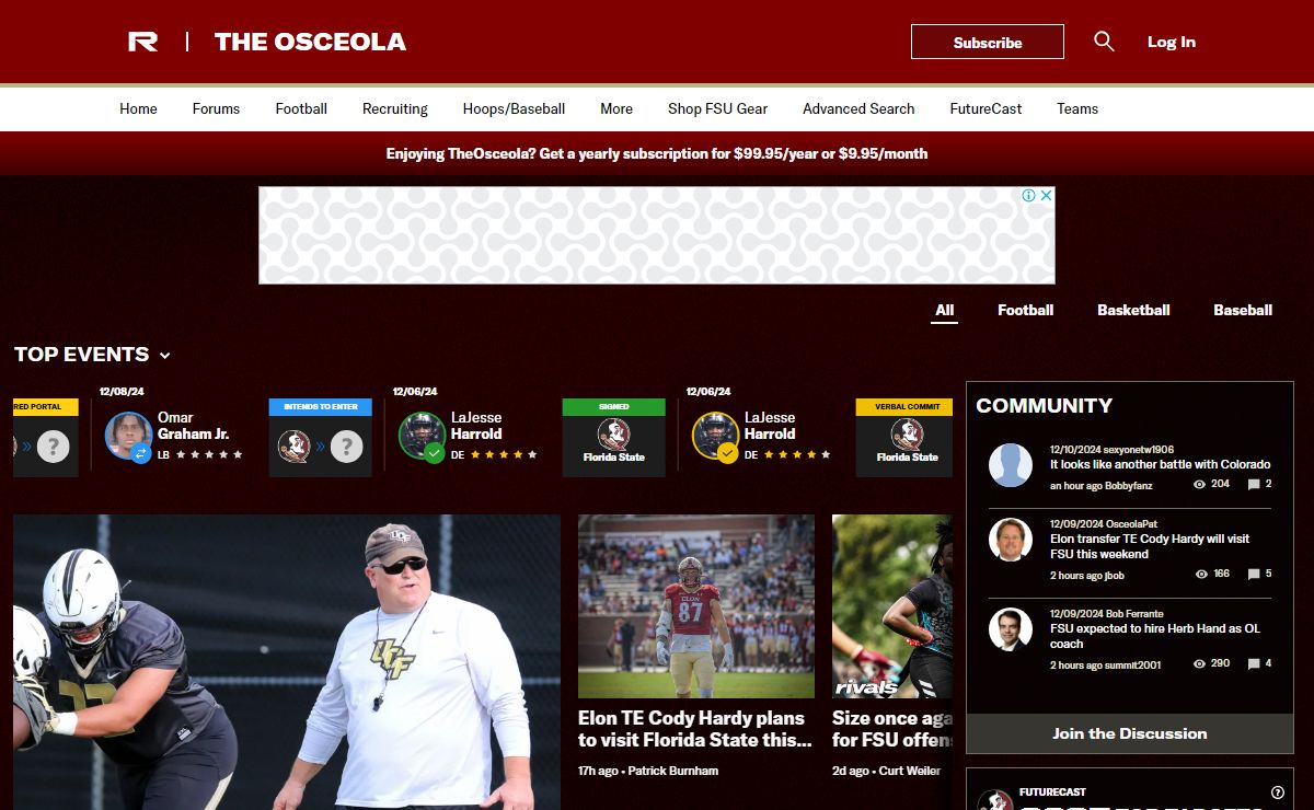 TheOsceola: Florida State Seminoles Football & Basketball Recruiting