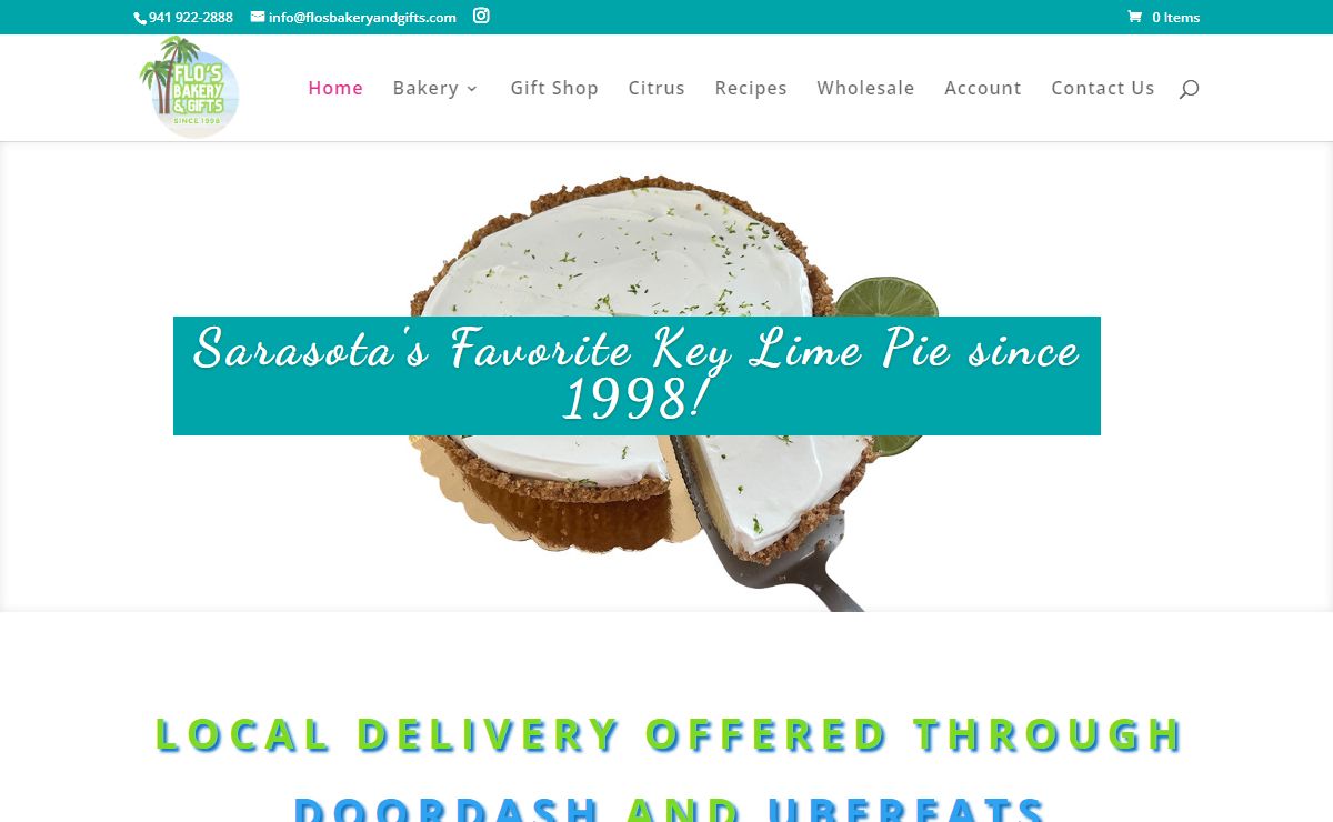 Florida Citrus Gifts Baskets gluten-free Key Lime Pies Sarasota
