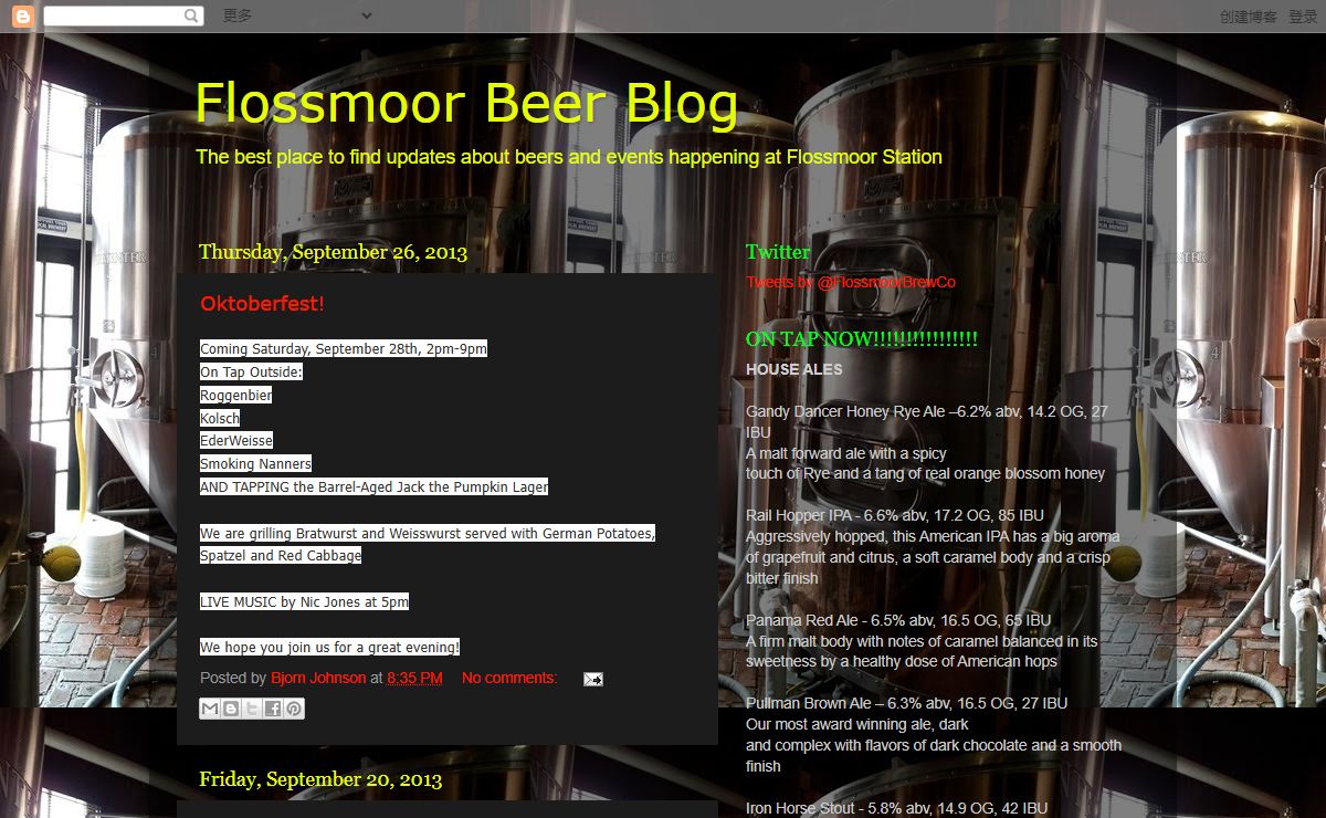 Flossmoor Beer Blog