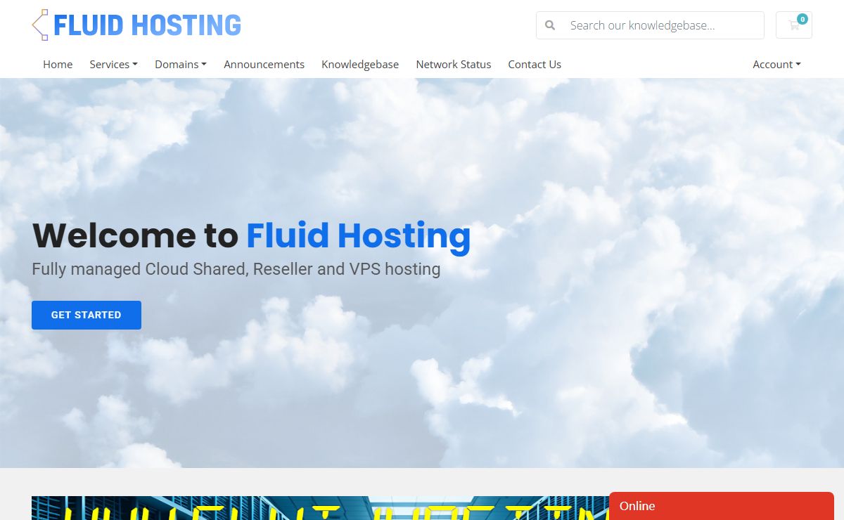 Fluid Hosting :: Home