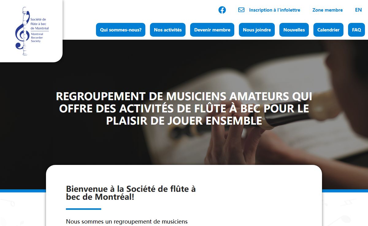 Accueil - Flûte à bec