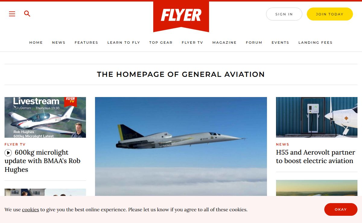 Homepage : FLYER