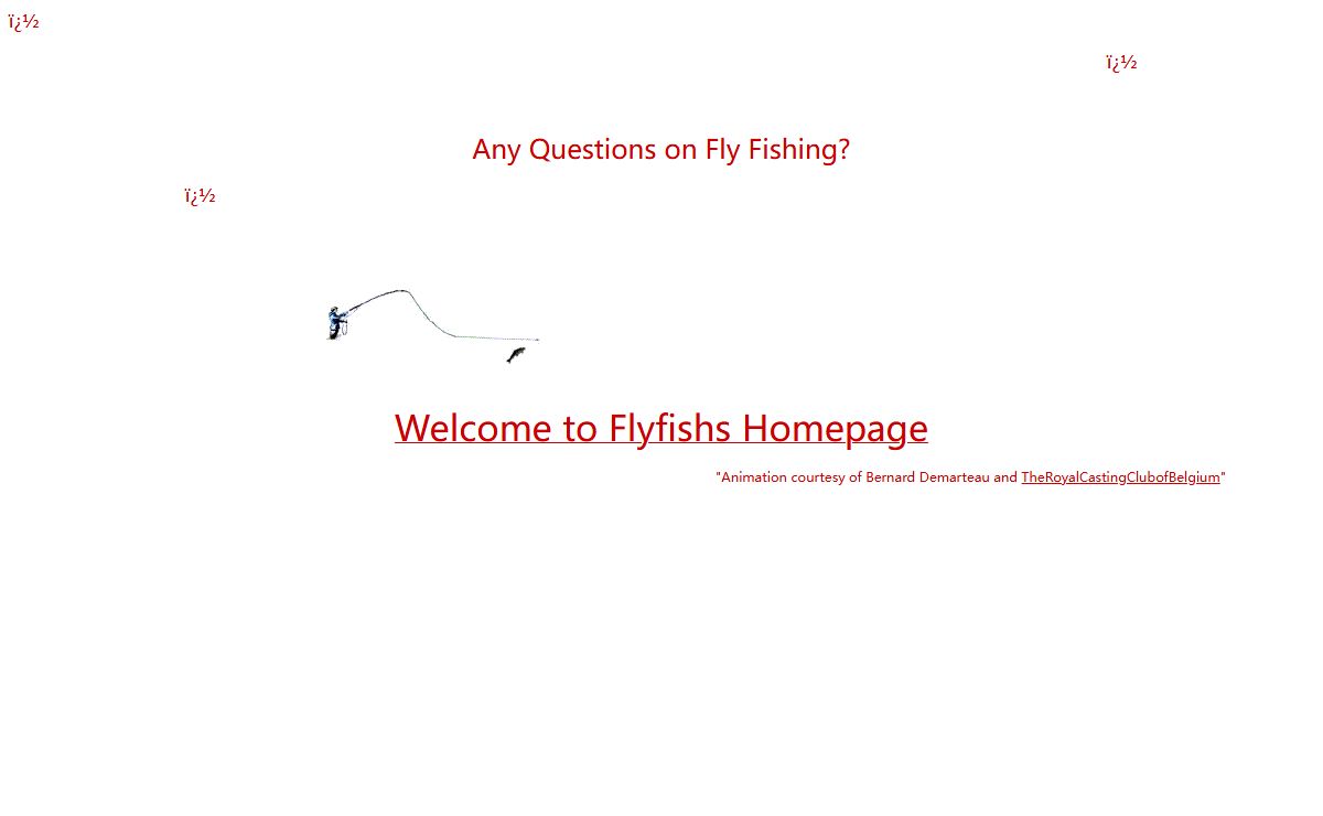 Fly Fishing in Flyfishs Homepage