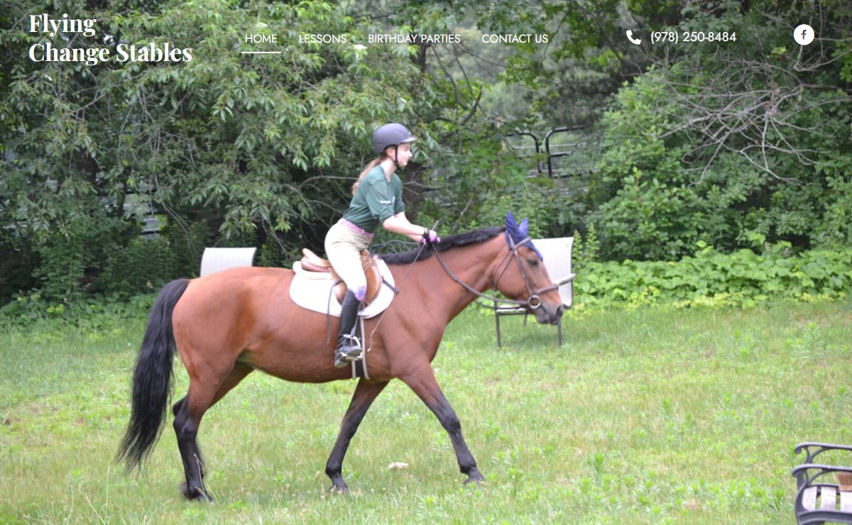 Horse Riding Sessions, Chelmsford, Massachusetts | Flying Change Stables