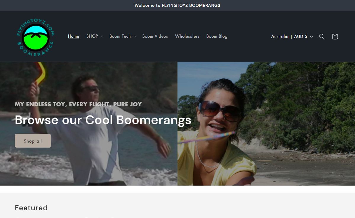 FlyingToyz Boomerangs - what goes around comes around!