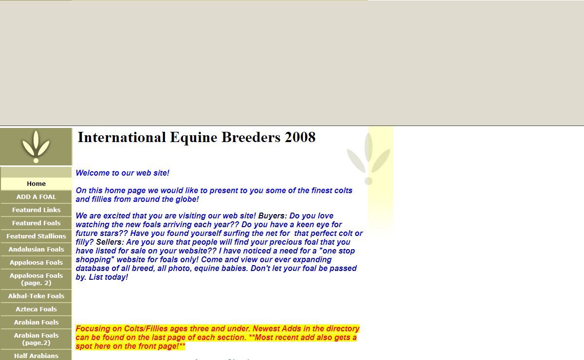 International Equine Breeders 2008