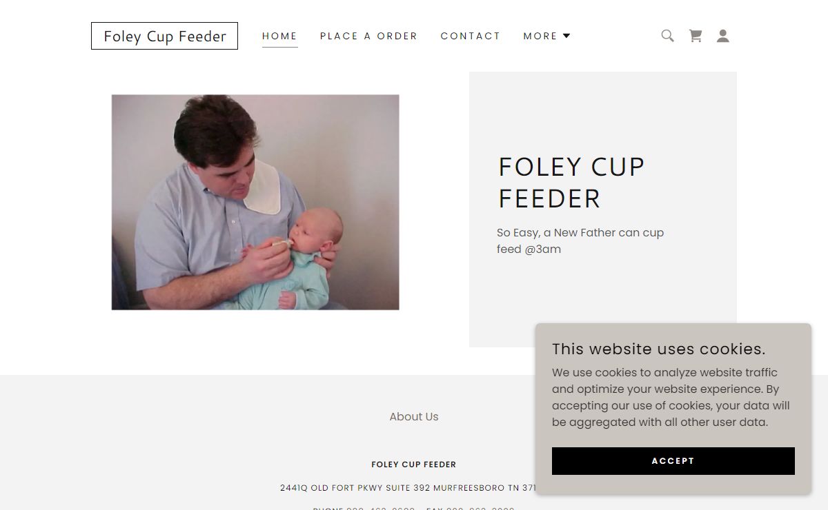 Foley cup Feeder