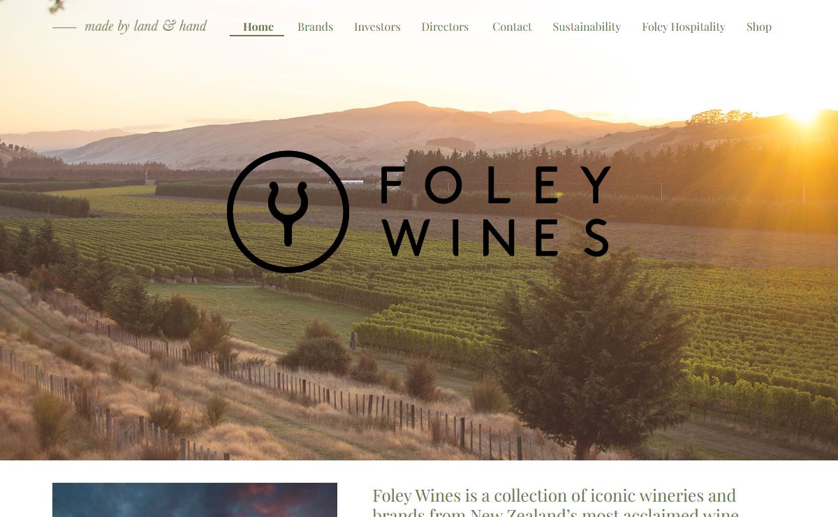 Home :: Foley Wines