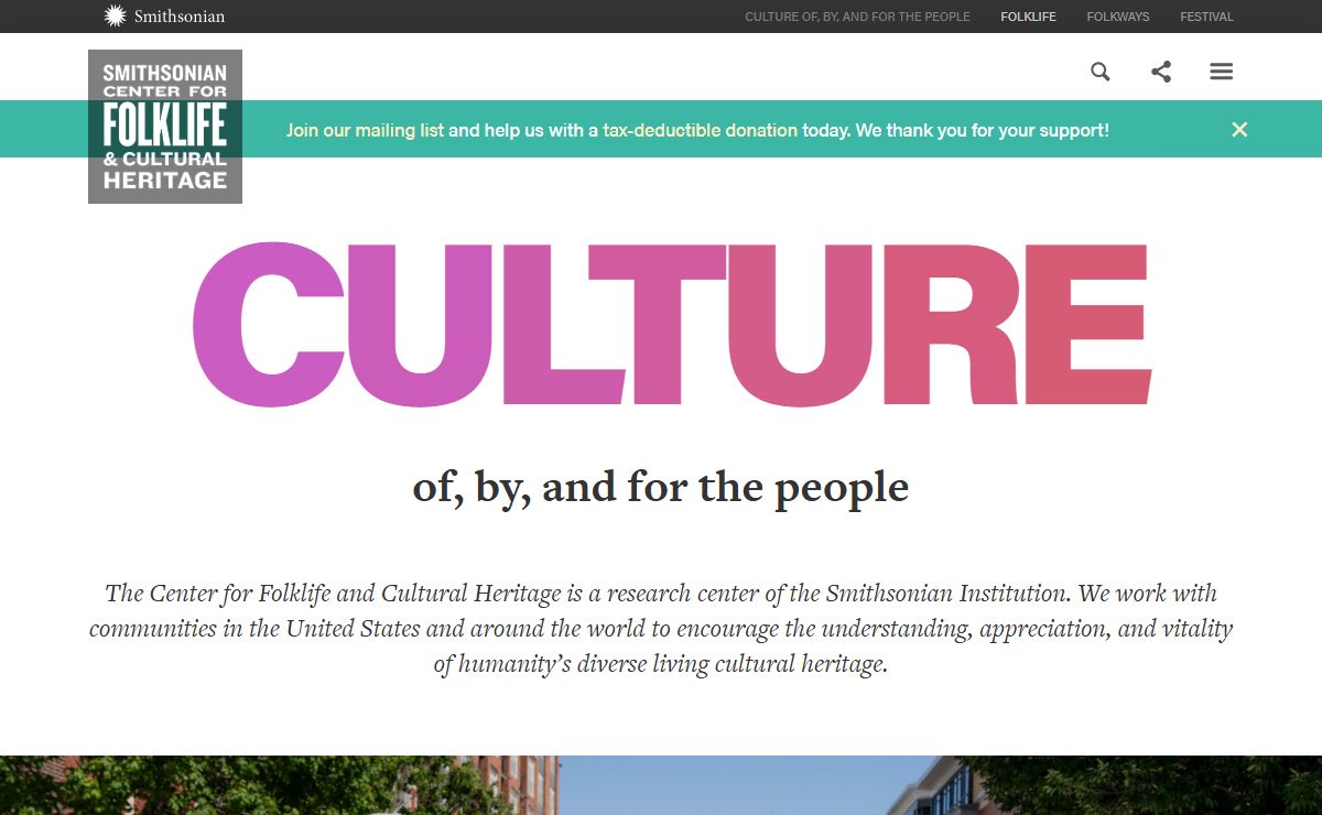 Smithsonian Center for Folklife and Cultural Heritage | Smithsonian Center for Folklife and Cultural Heritage