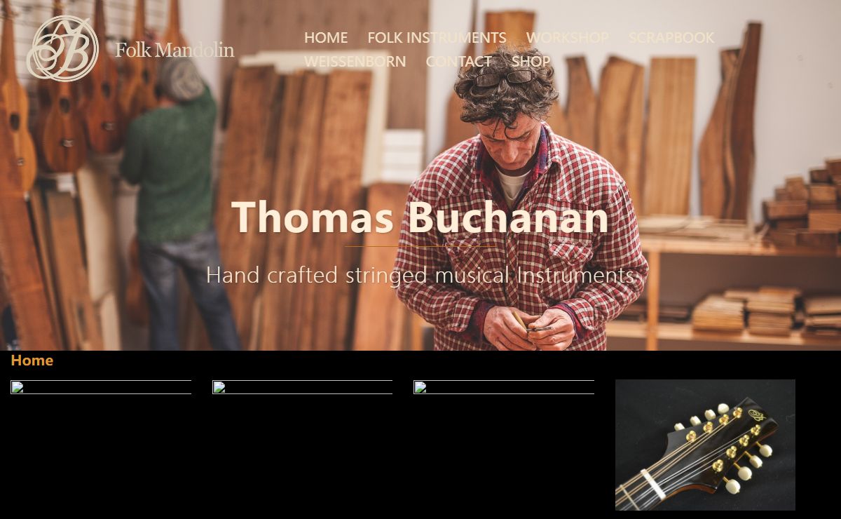 Folk Mandolin – Handcrafted Stringed Musical Instruments