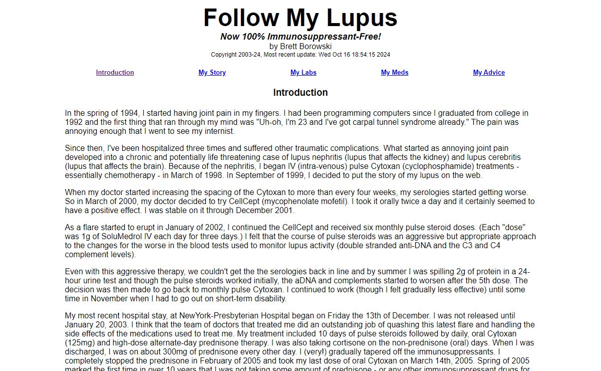 Follow My Lupus