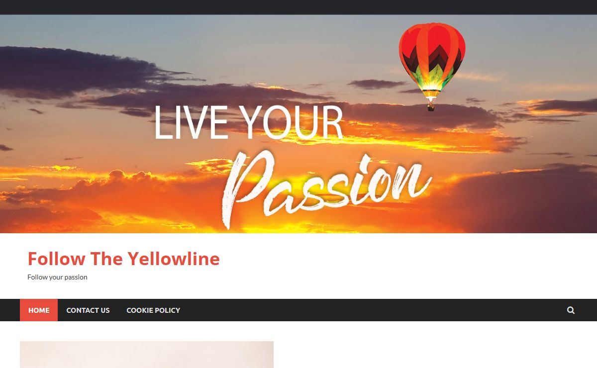 Follow The Yellowline – Follow your passion