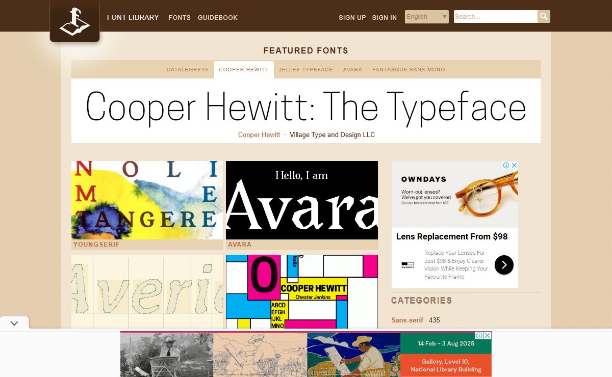 Font Library