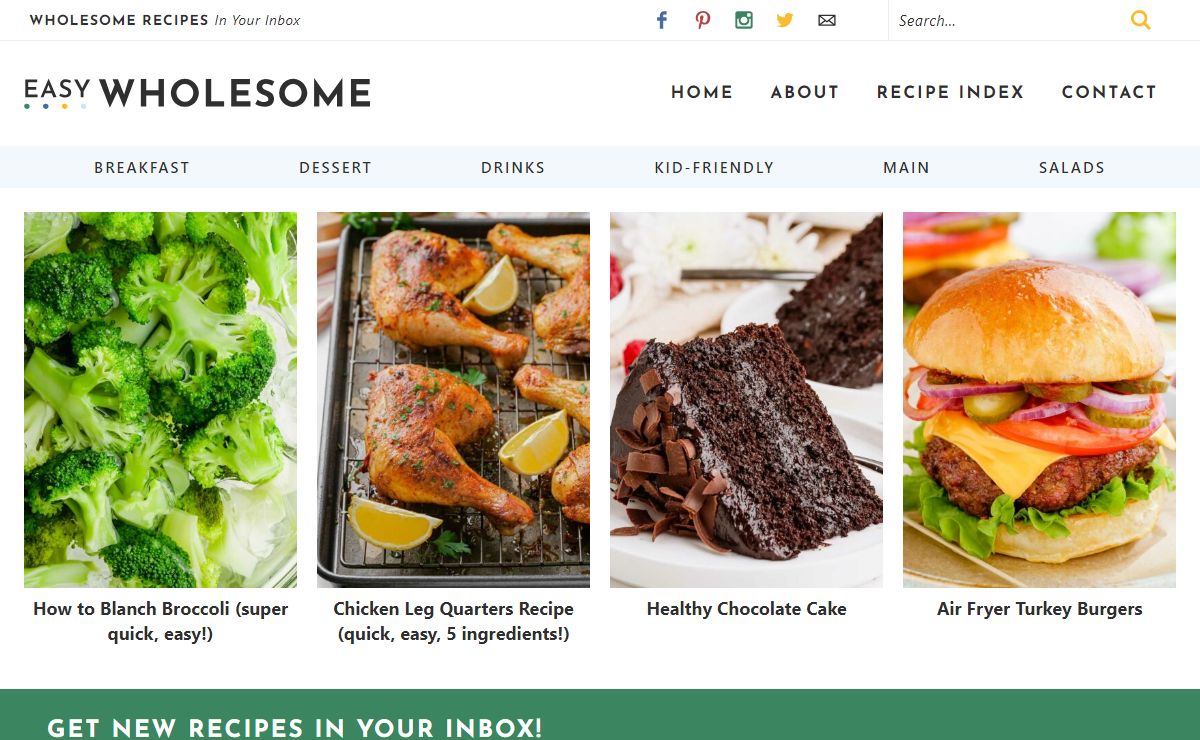 Easy Wholesome | Easy wholesome recipes