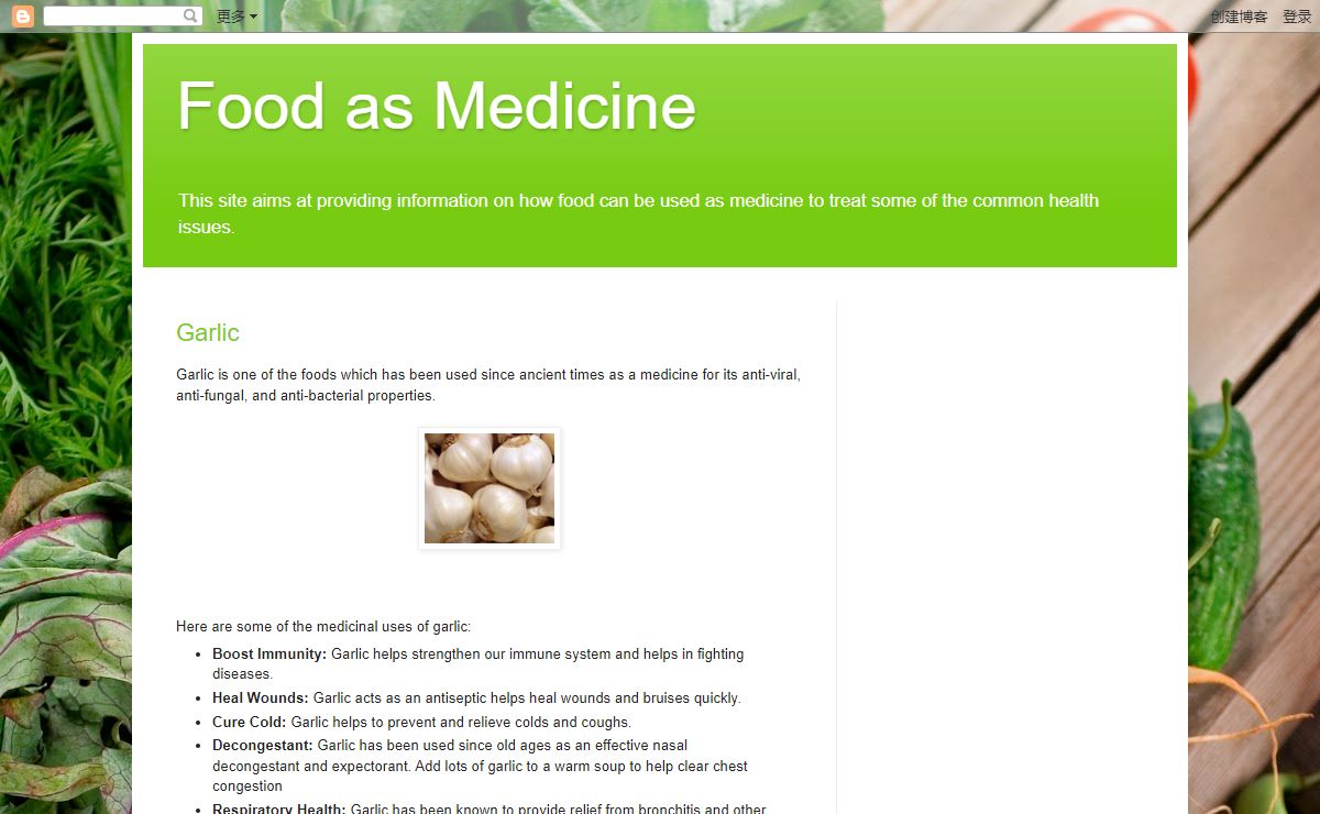Food as Medicine