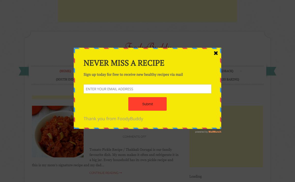 FoodyBuddy - Healthy Vegetarian Recipes