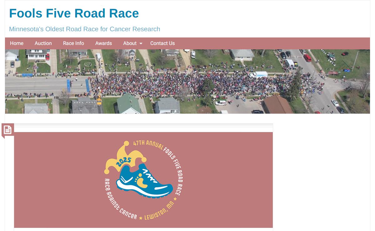 Fools Five Road Race – Minnesota's Oldest Road Race for Cancer Research
