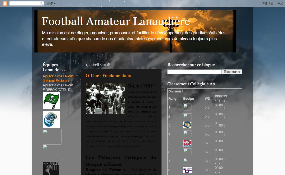 Football Amateur Lanaudière