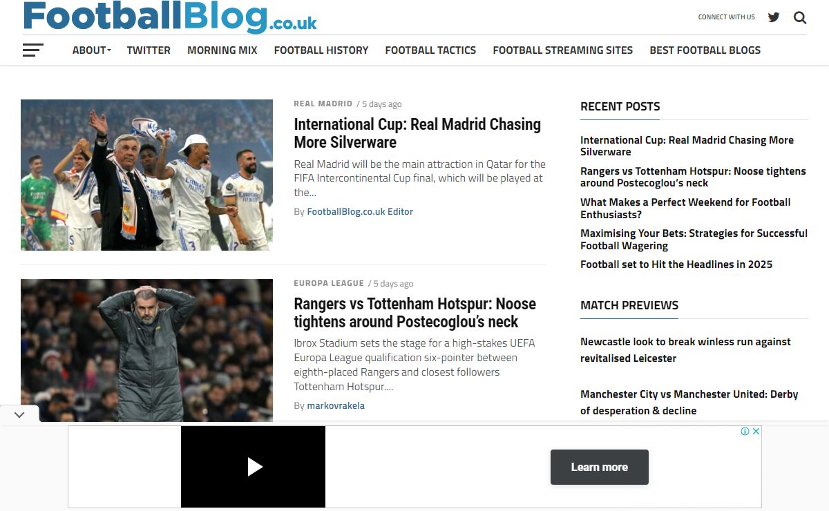 Football Blog