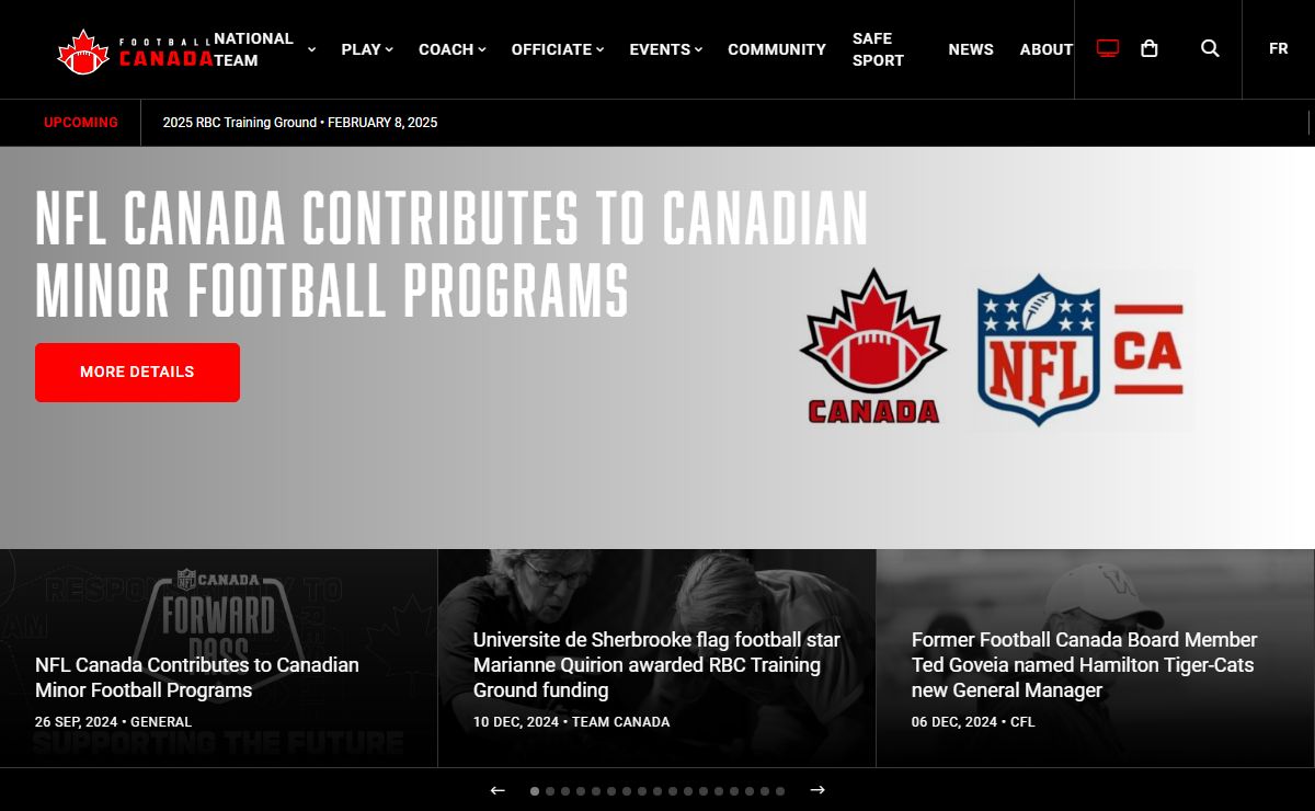 Football Canada | From Playground to Stadium