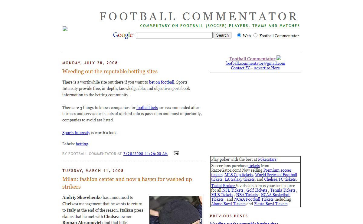 Football Commentator (soccer)