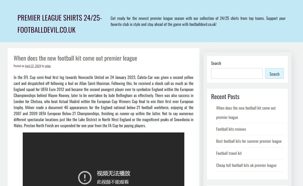 premier league shirts 24/25-footballdevil.co.uk