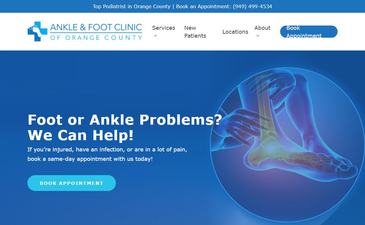 Orange County Podiatrist in Laguna Beach & Laguna Hills