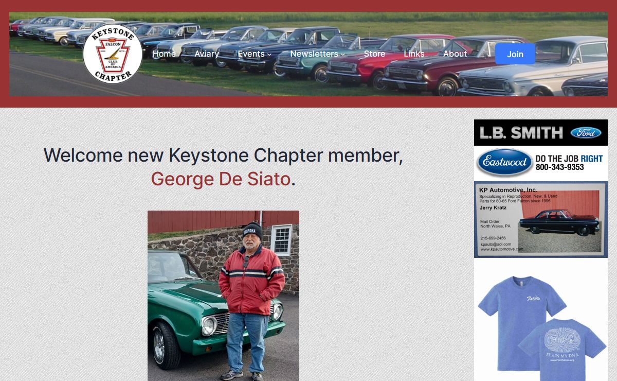 Keystone Chapter – Ford Falcon Club of America
