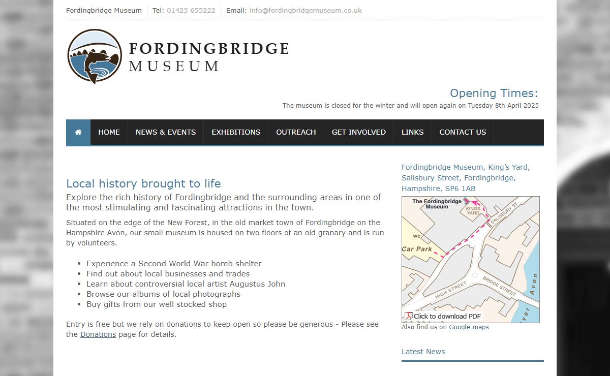 Fordingbridge Museum | Welcome