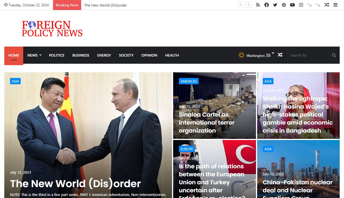 Foreign Policy News – Your Foreign Policy Update