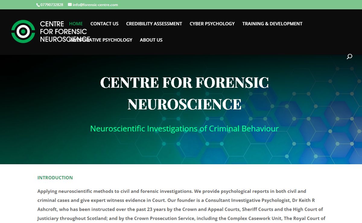 Home Page - Centre for Forensic Neuroscience
