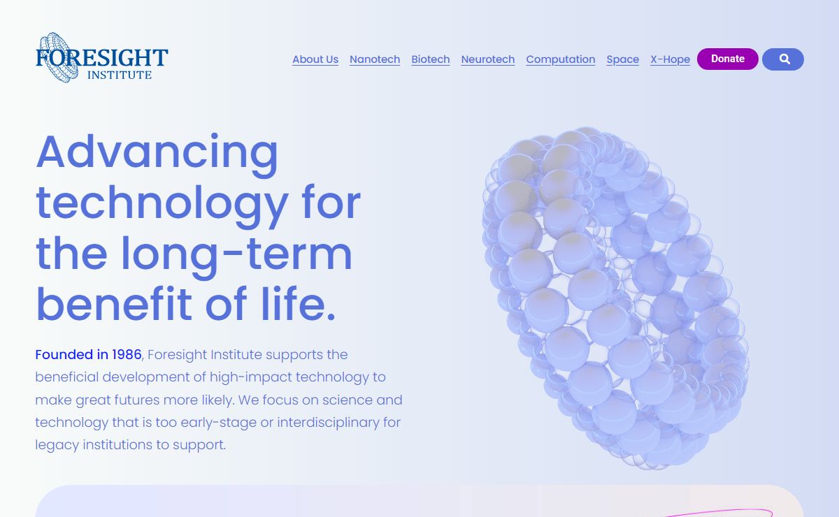 Foresight Institute - Catalyzing Transformative Technologies - Foresight Institute