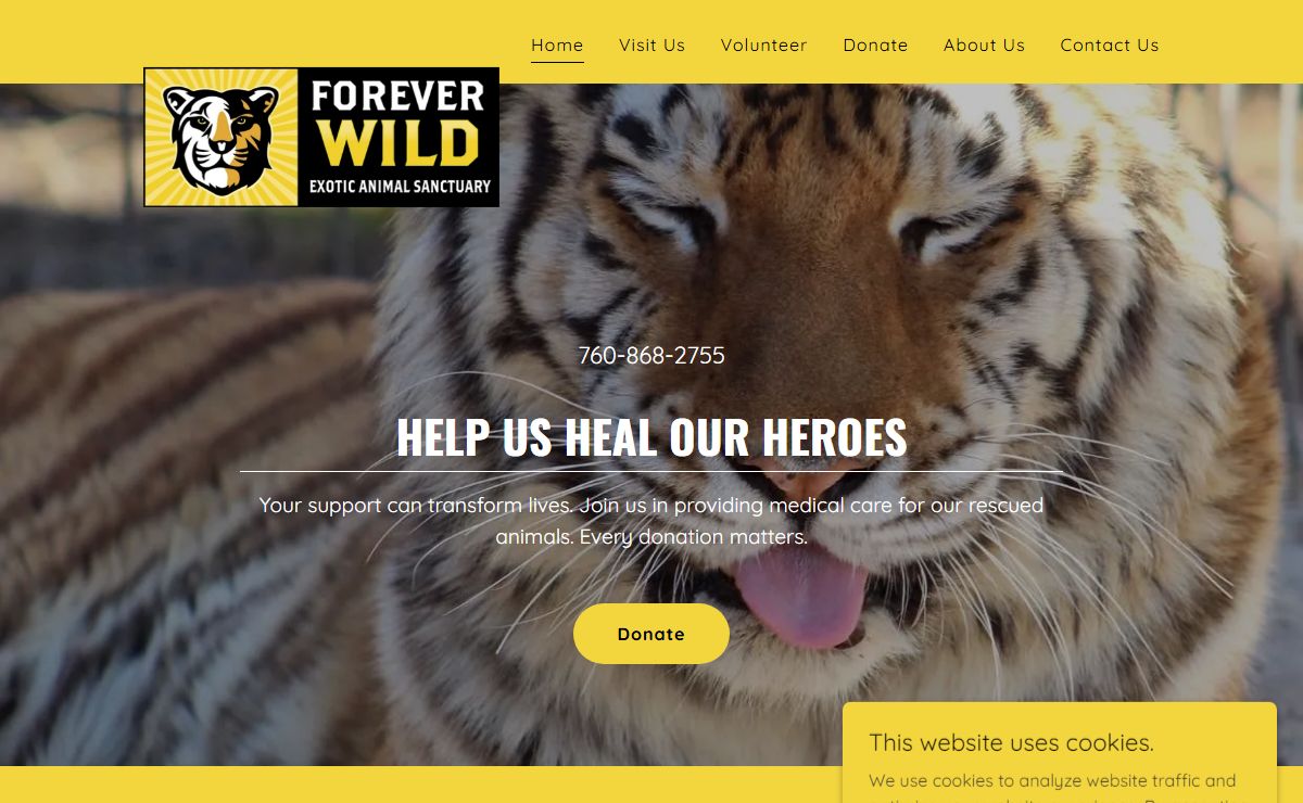 Forever Wild Exotic Animal Sanctuary - Forever Wild, Nonprofit