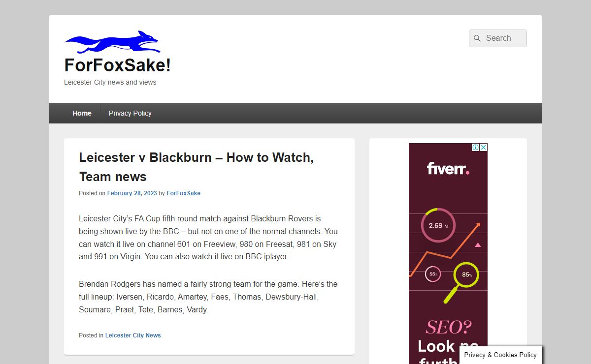 ForFoxSake!