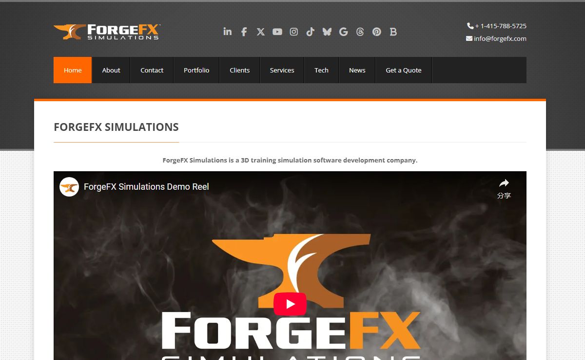 ForgeFX Simulations - Training Simulator Development Company